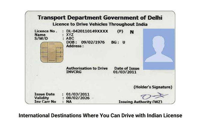 international driving license india
